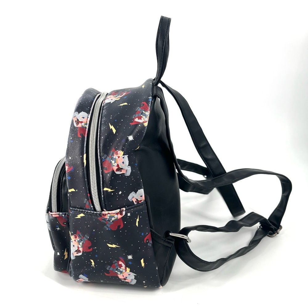 Loungefly Marvel Thor Chibi Galaxy Love and Thunder Mini Backpack - Picture 3 of 16